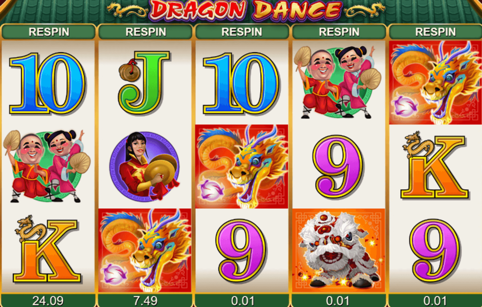 Dragon Dance มังกรเต้นสล็อต