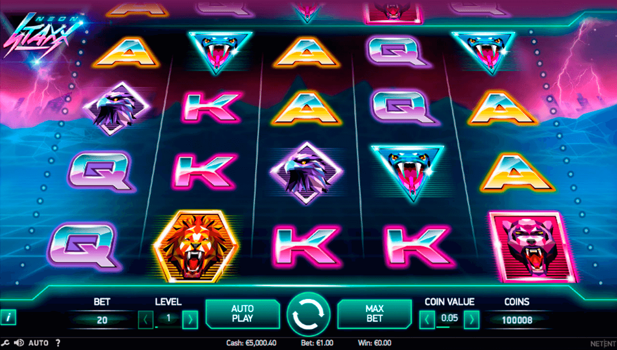 neon staxx netent 
