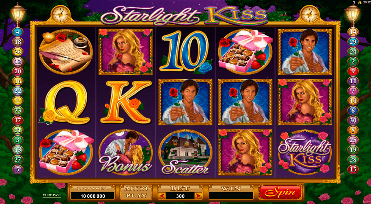 starlight kiss microgaming 